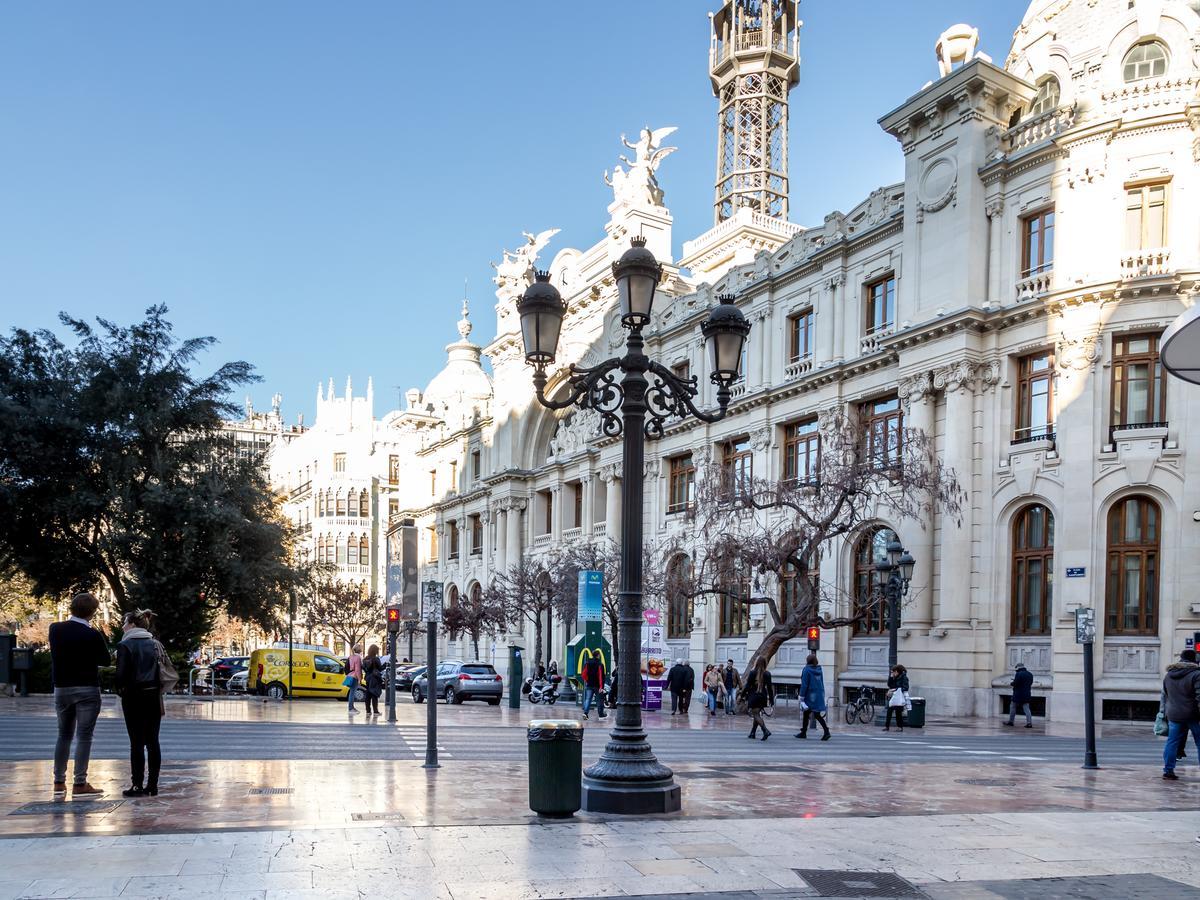 Ferienwohnung Travel Habitat Ayuntamiento Valencia Exterior foto